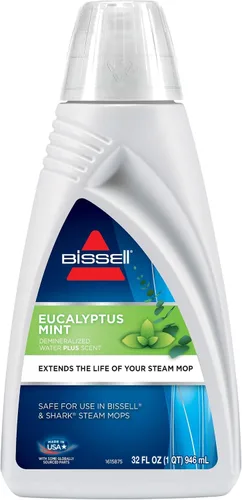 Vista 12 de Bissell agua desmineralizada para trapeador a vapor con aroma de eucalipto y menta, 946 ml, 1392, BLANCO