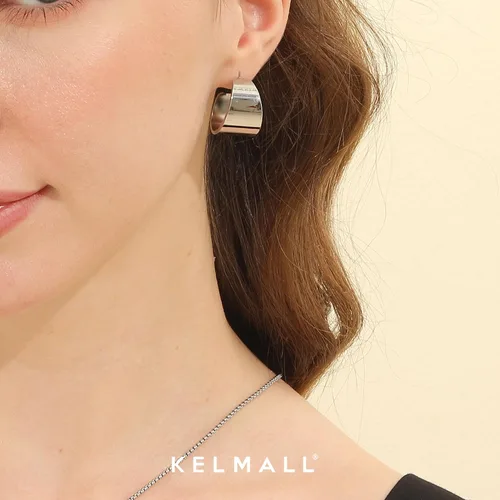 Vista 31 de KELMALL Aretes tipo argolla de oro de 14 quilates para mujer, hipoalergénicos, gruesos, redondos, no se deslustra, para orejas sensibles