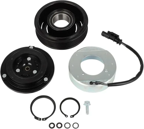 Vista 34 de cciyu Embrague del compresor de aire acondicionado 1993-1997 para Ford E-350 Econoline 7.3L 1993-1997 para Ford E-350 Econoline Club Wagon 7.3L