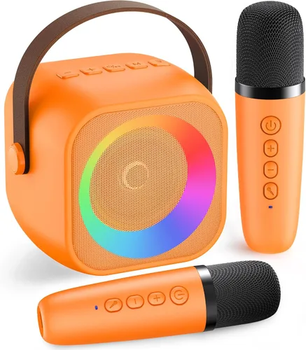 Vista 10 de Máquina de karaoke para niños, regalos de karaoke para niñas de 4, 5, 6, 7, 8, 9, 10, 12 años o más, fiesta de cumpleaños, 4 a 12 años, juguetes