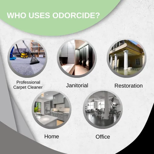 Vista 4 de Odorcide Eliminador de olores concentrado: eliminador de olores para olores fuertes en alfombras, madera dura y más, eliminador de humo, sudor