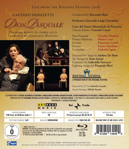 Vista 2 de Donizetti Don Pasquale (Ravenna Festival 2006)