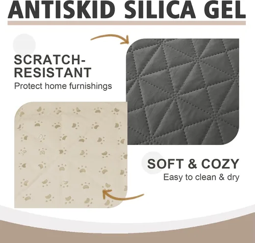 Vista 4 de Ameritex Funda de sofá impermeable para asientos, funda de sofá para perros, funda de sofá para mascotas, funda de terciopelo para silla, sofá