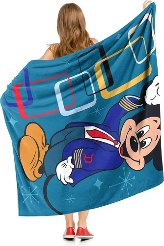 Vista 5 de Northwest Disney Classics - Manta de seda táctil, 50 x 60 pulgadas, Fly with Me
