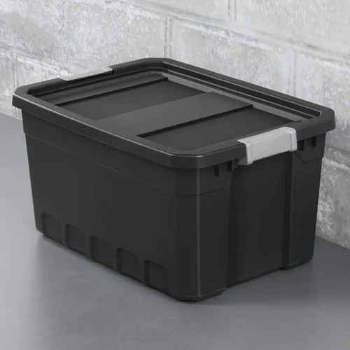 Vista 5 de Sterilite Apilador de contenedores Negro 19GA 14869006