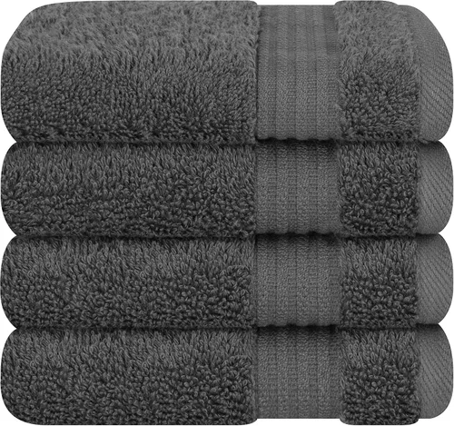 Vista 151 de Cotton Paradise Juego de 2 toallas turcas de 100 % algodón, suaves, absorbentes, de secado rápido, juego de 2 toallas de baño de 35 x 70 pulgadas