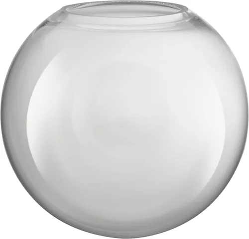 Vista 2 de Aspen Creative 28005-60-2 - Globo de cristal transparente de 6 pulgadas, sin cuello, para apliques de pared, ajustador: 2-3/4 pulgadas, paquete de 2