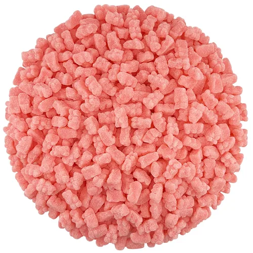 Vista 4 de FirstChoiceCandy Fun Sour Gummy Bears (2 libras (paquete de 1), fresa rosa ácida)