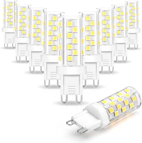 Vista 11 de Ziomitus Bombillas LED G9 regulables que reemplazan 30 W, 25 W, 20 W, halógeno, G9, 3 W, 2700 K, blanco cálido, LED T3 T4 transparente, AC120V