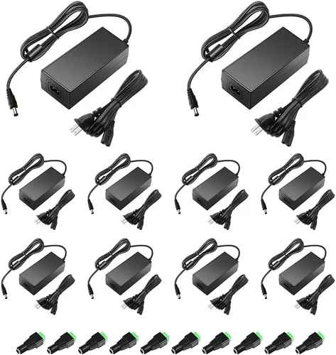 Vista 10 de SHNITPWR Adaptador de fuente de alimentación de 12V 3A 36W AC DC 100V ~ 240V CA a CC 12 voltios 3 amperios convertidor transformador controlador LED
