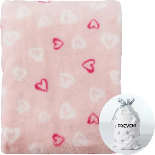 Vista 25 de CREVENT - Manta bonita, cómoda y mullida para bebés, niños y niñas, 30 x 40 pulgadas, ropa de cama, para cuna y cochecito, regalo para recién Oso