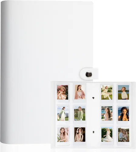 Vista 12 de Álbum de fotos de 432 bolsillos para fotos Polaroid de 2 x 3 pulgadas, capacidad extra grande para 432 fotos para Fujifilm Instax Mini 12 11 9 40 90