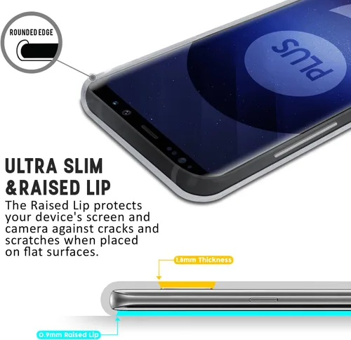 Vista 4 de GOOSPERY Clear Jelly - Funda para Samsung Galaxy S9 Plus (2018) Funda delgada de goma TPU (transparente)