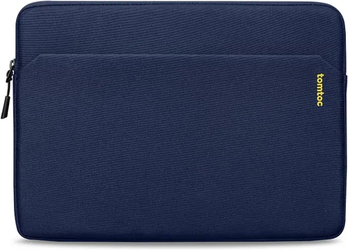 Vista 18 de tomtoc Funda delgada de ajuste personalizado para MacBook Neo A18 Pro A3404 de 13 pulgadas, resistente al agua, con bolsillo para accesorios