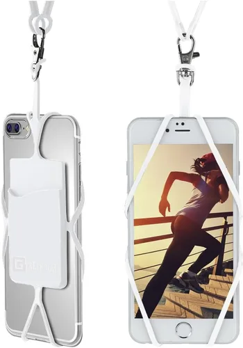 Vista 17 de Gear Beast - Correa universal para teléfono celular compatible con iPhone, Galaxy y la mayoría de teléfonos inteligentes, incluye soporte para Negro