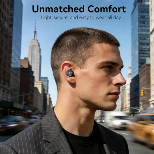 Vista 4 de TOZO - T10 - Auriculares inalámbricos Bluetooth 5.0 1 Negro