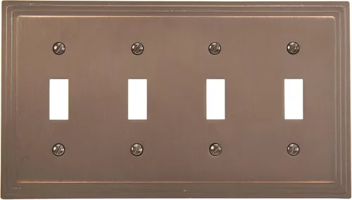 Vista 39 de AMERELLE 84DVB Steps Placa de Pared de Metal Fundido Dúplex Individual en Bronce Envejecido