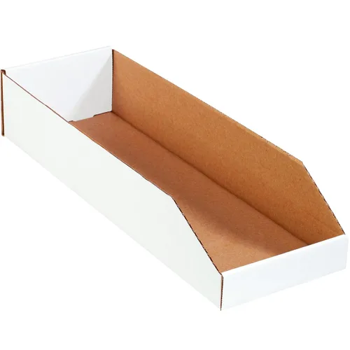 Vista 9 de Box USA BBINBIN29K Cajas de contenedores de tapa abierta, 2" x 9" x 4-1/2", kraft (paquete de 25)