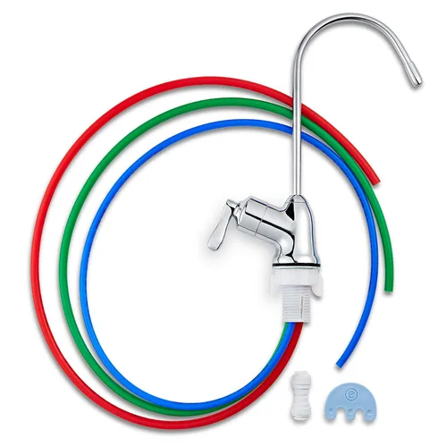 Vista 3 de eSpring Purificador de agua debajo del mostrador con grifo auxiliar