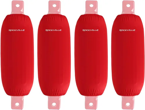 Vista 58 de Rockville C8527NB - Paquete de 4 fundas para guardabarros de barco de 8.5 x Azul marino