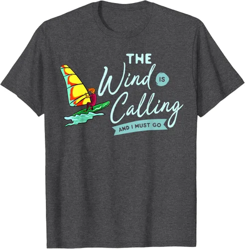 Vista 26 de Windsurfing Board Camiseta Windsurfer, Negro