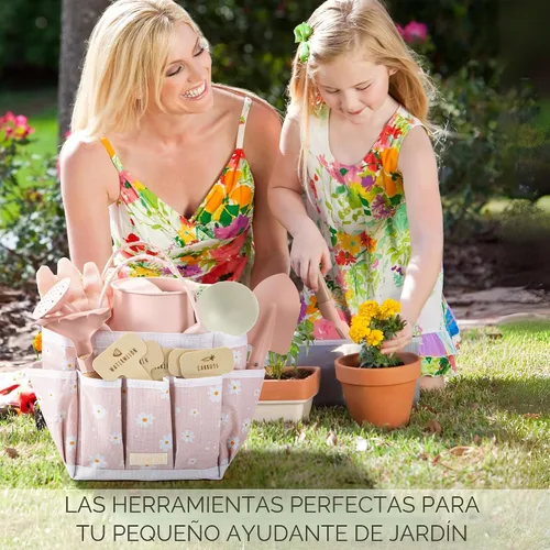 Vista 2 de ZICOTO El mejor juego de jardinería para niños: el juego de jardinería perfecto para niños pequeños con herramientas duraderas y seguras para una