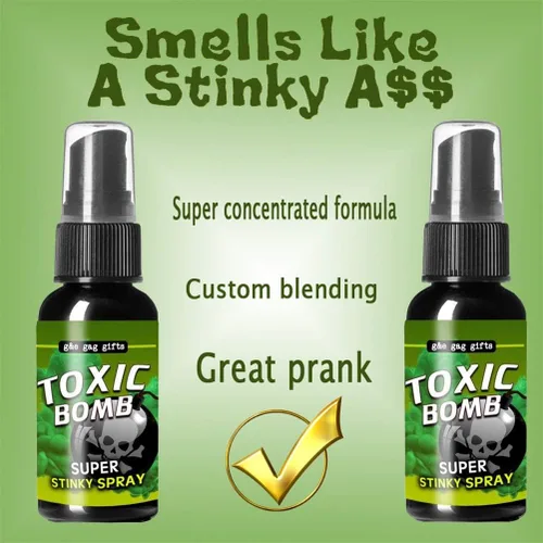 Vista 3 de Mingkai Pedo líquido de 1.0 fl oz – potente espray de pedo de culo – Broma broma en aerosol puede apestar bomba de gas apestoso, no tóxico, huele a