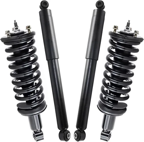 Vista 32 de Detroit Axle - Kit de amortiguadores de 4 puntales para Ford Escape 14-19, 2 puntales delanteros con resorte helicoidal 2 amortiguadores traseros