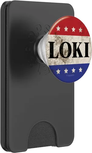 Vista 7 de Marvel Loki President Loki Button PopSockets intercambiables PopGrip