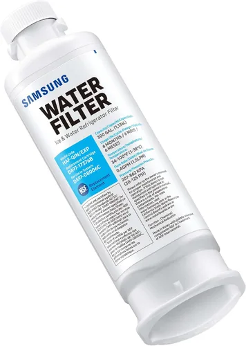 Vista 3 de SAMSUNG Filtros originales para agua y hielo del refrigerador, filtración de bloque de carbono para agua potable limpia y clara, HAF-QIN-3P
