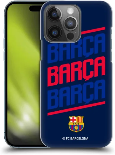Vista 9 de Head Case Designs Funda rígida con licencia oficial del FC Barcelona Barca Crest Graphics compatible con Apple iPhone 14 Pro Escudo del Barca