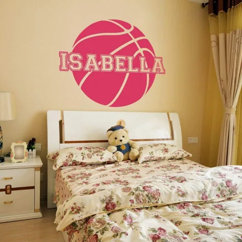 Vista 7 de Etiqueta engomada de vinilo con nombre personalizado para niños y niñas