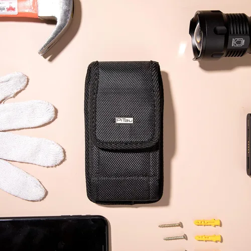 Vista 6 de Funda para cinturón con clip, para iPhone 8 Plus, 7 Plus, 6S Plus, piel Bomea, estuche para cinturón para smartphone