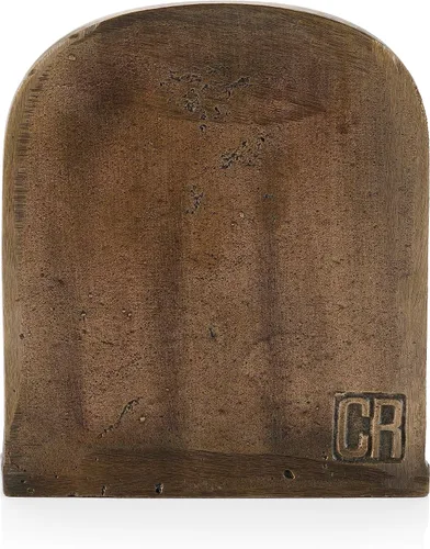 Vista 5 de CRAFTSMAN ROAD Sujetalibros del árbol de la vida, latón antiguo, 2 sujetalibros decorativos para estantes o estanterías, hierro fundido