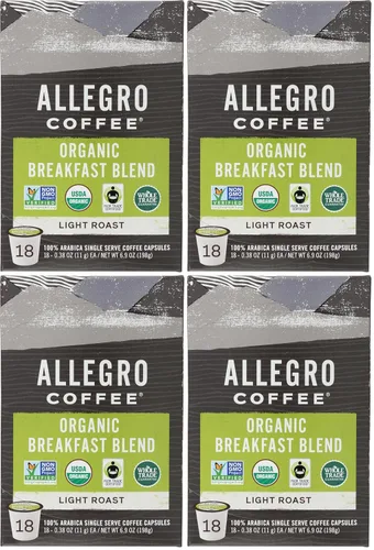 Vista 6 de Allegro Coffee, Coffee Vienna Roast Pods 10 unidades, 3.8 onzas
