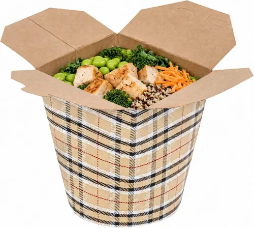 Vista 31 de Restaurantware Bio Tek - Contenedores de comida de 3.2 x 2.9 x 4 pulgadas, 200 cajas de fideos duraderas, desechables y sostenibles, cajas redondas