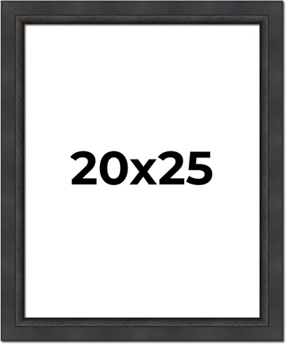 Vista 220 de Poster Palooza Marco de 5 x 5 pulgadas, color negro, cuerda biselada, marco de madera maciza, ancho de moldeo de 2 pulgadas, con plexiglás acrílico