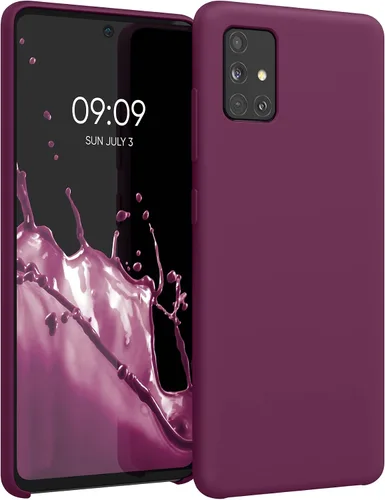Vista 181 de kwmobile Funda Compatible con Samsung Galaxy A14 5G - Funda de teléfono de TPU y silicona con acabado suave - Verde Lima