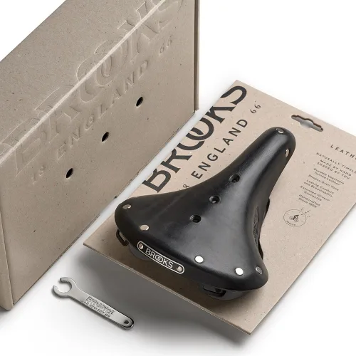 Vista 8 de Brooks England B17 Short, Short-Nose Iconic Leather Bike Saddle