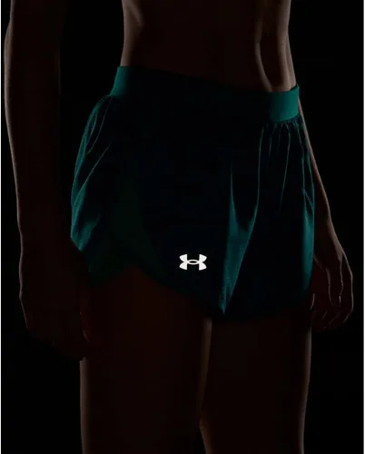 Vista 8 de Under Armour Fly By 2.0 - Pantalones cortos estampados de correr para mujer