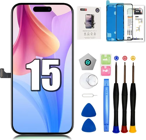 Vista 30 de EFAITHFIX para iPhone 11 Reemplazo de pantalla LCD de 6.1 pulgadas, ensamblaje de marco, pantalla LCD y digitalizador de pantalla táctil 3D con kit