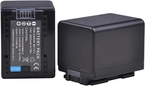 Vista 4 de Batería para videocámara Canon VIXIA HF R600 R700 R800 HD