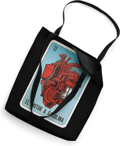 Vista 2 de El Motor A Gasolina Mexican Slang Chicano Bingo Cards Tote Bag