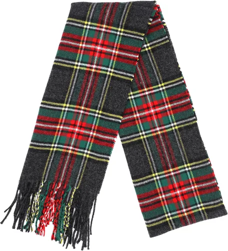Vista 124 de Bufanda de invierno Achillea suave y cálida, de tartán, a cuadros, de cachemira, unisex