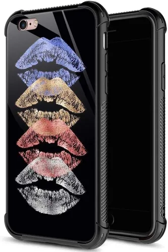 Vista 38 de ZHEGAILIAN Funda para iPhone 6/6S, protección de grado militar, esquinas a prueba de golpes, funda antiarañazos para iPhone 6/6S, pavo real