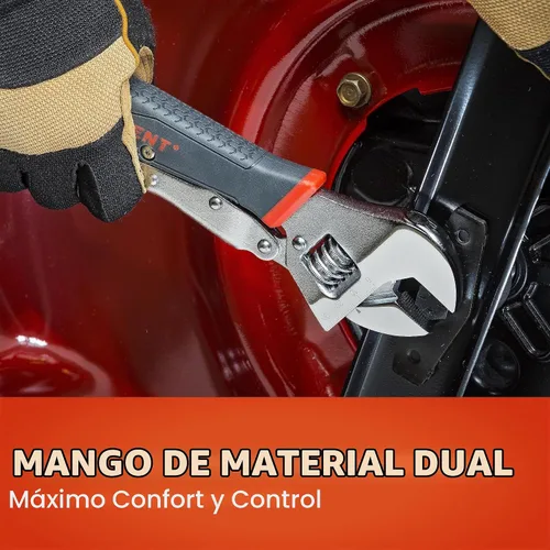 Vista 2 de Crescent Llave Ajustable de Bloqueo de Doble Material de 10" - ACL10VS