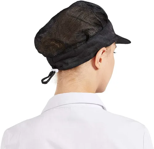 Vista 5 de Nanxson CF9061 - Gorro de chef unisex para cocina, chef, para servicio de alimentos, red para el cabello