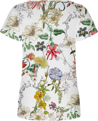 Vista 5 de Summer Outfits for Women 2023 Fashion Teen Girls Tshirts Cute Tops T-Shirts Work Tops Summer T-Shirts