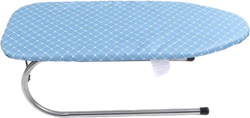 Vista 4 de GLOGLOW Mini tabla de planchar plegable, tabla de planchar con marco de acero inoxidable, funda de algodón extraíble para espacios pequeños