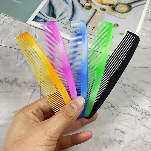 Vista 5 de zYoung Juego de 50 peines de pelo de plástico fino con bolsillo para mujeres y hombres, peine de aderezo fino, Peines para cabello